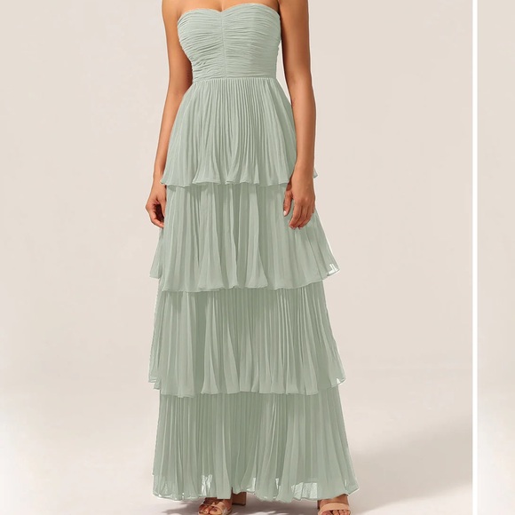wedtrend Dresses & Skirts - Sage green prom/bridesmaid dress